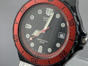 [A1247]本体のみの為1円～☆ダイバーデザイン メンズ腕時計 クォーツ CASIO カシオ MW-31 動作品