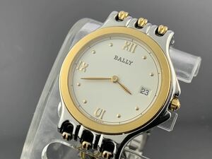 [A1258]☆メンズ腕時計 クォーツ SWISS MADE BALLY 76356 バリー 動作品