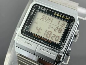 [A1263]1円～☆メンズ腕時計 CASIO カシオ DATABANK データバンク DB-500 動作品