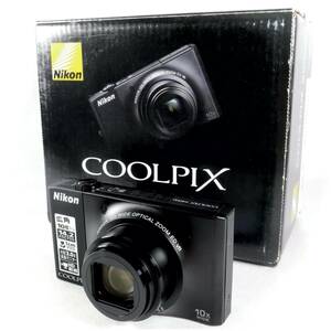 新品級》 コンパクトデジタルカメラ ニコン NIKON COOLPIX S8000 ブラック コンデジ k2519