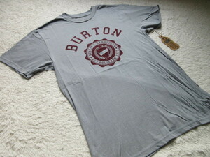 未使用新品　バートン　Tシャツ　灰M　BURTON