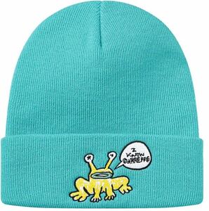 美品　Supreme Daniel Johnston Beanie　ビーニーニット帽 ニットキャップ 帽子 シュプリーム ダニエル ジョンストン　Logo stussy