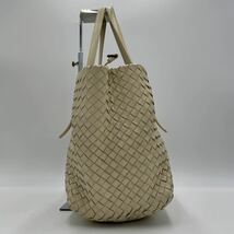 1円 【極美品】BOTTEGA VENETA ボッテガヴェネタ イントレチャート トートバッグ ハンドバッグ ワンショルダー 肩掛け メンズ ビジネス_画像5