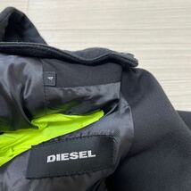 DIESEL KID ディーゼルキッズ ボーイ フード付き センターベント 子ども服 男の子 テーラードジャケット フォーマル 黒 サイズ4 美品_画像4