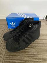 【新品未使用】 激安 adidas pro model Ⅱ デッドストック アディダス プロモデル 27.5㎝ ブラック 当時モノ_画像1