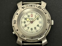 A1　SWISS ARMY　スイスアーミー　166FEET　メンズ腕時計　デイト　ヴィンテージ　フェイスのみ　ブランド腕時計　現状品_画像2