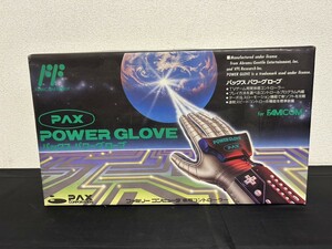 美品　A1　POWER GLOVE　ファミコン専用コントローラー　パックス　パワーグローブ　元箱付　説明書付　レトロ　現状品