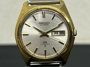 A3 SEIKO セイコー 5606-7000 日本国有鉄道総裁 効績章表彰記念 LM AUTOMATIC 自動巻 ゴールドカラー デイデイト ヴィンテージ 現状品