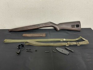 A1 CMC M1 CARBINE CAL.30 semi-automatic blowback model カービン パーツ バットプレート 木製 ウッド ストック 等 ミリタリー 部品