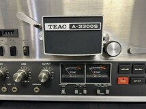 A3　TEAC　ティアック　A-3300S　オープンリールデッキ　2トラックステレオ　オーディオ機器　説明書付　通電確認済み　現状品_画像5