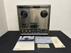 A3　TEAC　ティアック　A-3300S　オープンリールデッキ　2トラックステレオ　オーディオ機器　説明書付　通電確認済み　現状品