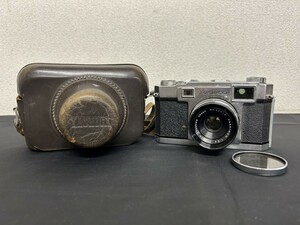 A3　YASHICA　ヤシカ　35　YASHINON 1:2.8 4.5㎝　レンジファインダー　シャッター音OK　フィルムカメラ　現状品