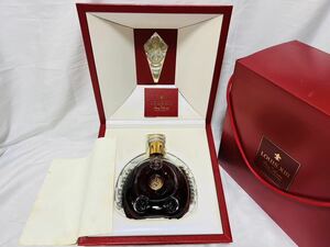 REMY MARTIN レミーマルタンルイ13世 バカラ クリスタルボトル　替栓・冊子・シェル型化粧箱・外箱付き！ブランデー　☆空瓶扱い