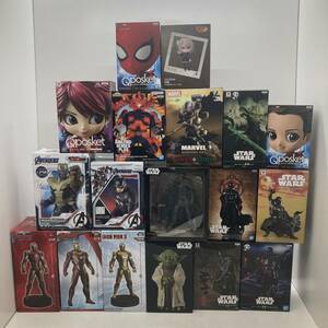 【1円～】MARVEL(マーベル) STARWARS(スターウォーズ) プライズフィギュア まとめ売り アイアンマン アベンジャーズ アメコミ 【中古品】