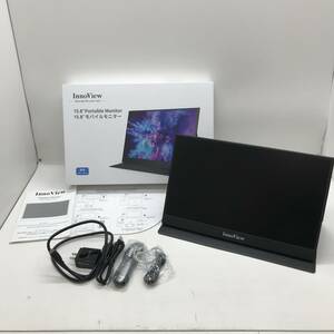 【１円～】Inno View Portable Monitor モバイルモニター 15.8 FHD IPSパネル 60Hz 15.6インチ ゲーム機対応 INVPM406【中古品】