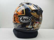 【美品】Arai アライ RX-7X PEDROSA ペドロサ侍 金 SAMURAI SPIRIT GOLD ペドロサ侍魂 フルフェイスヘルメット XLサイズ_画像6