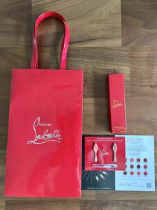 christian louboutin クリスチャンルブタン　リップ　香水　パフューム　オードパルファム　試供品