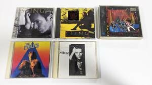 スティング/STING/THE POLICE/...Nothing Like The Sun/TEN SUMMONER'S TALES/Bring on the Night/ZENYATTA MONDATTA【CD5枚セット】