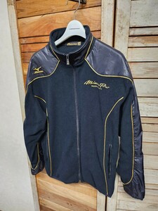 ミズノプロ フリースジャケット MIZUNO PRO 長袖/野球ウェアブラック 黒 size L ジャージ トレーニング ウィンド