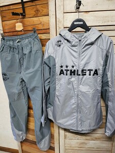 アスレタ ウィンドブレーカー 上下セット ピステ ジャージ フーディ size L パーカー ナイロン