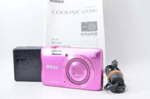 ★極上品★ ニコン NIKON COOLPIX S3700 コンパクトデジタルカメラ ピンク B076 #980_画像1