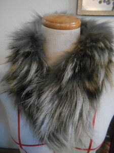 LOWRY*S FARM* Lowrys Farm * length wool series raccoon fur tippet superior article winter stylish. accent .!