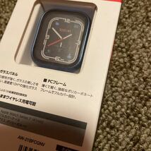 新品未使用　エレコム　Apple Watch series7/8用 41mm 用 フルカバーケース プレミアムガラス ネイビー：AW-21BFCGNV_画像3