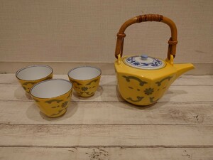 sr1234 075 橘吉 茶器 セット 急須 湯のみ たち吉 和食器 食器 茶道具 現状品 中古 