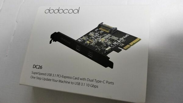 dodocool 超高速 USB3.1 Type-cボード 10Gbps PCI-Express