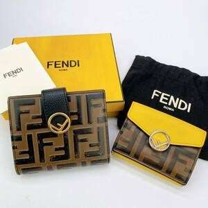 【1スタ】フェンディ FENDI コンパクト 財布 三つ折り 二つ折り ズッカ エフイズ まとめ セット