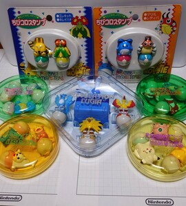 ポケモン ポケットモンスター TOMY 1997年〜　　ちびコロスタンプ Pocket Monsters Figure stamp Nintendo Pokemon ポケモン スタンプ