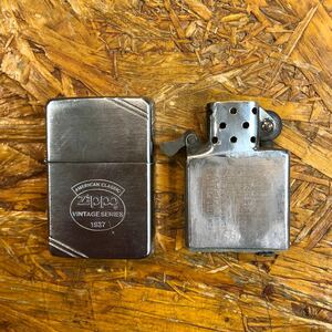 【現状品】ZIPPO ヴィンテージシリーズ　アメリカンクラシック　1937レプリカ　1985年製「I」「＼＼＼　＼＼」　ダイアゴナル　ライン