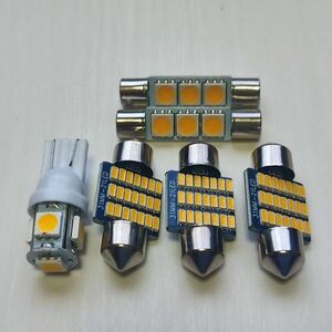 GU6 GU7 GUD GUE インプレッサ 電球色 ウォームホワイト 暖色 LED ルームランプ 6個セットスバル /d31/d3/d5