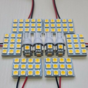 30系 アルファード ヴェルファイア 電球色 ウォームホワイト 暖色 T10 LED ルームランプ 10個セット トヨタ /d15/d12/d5