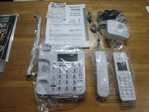 パナソニック コードレス電話機(子機1台付き) ホワイト VE-GD27-W　ナンバーディスプレイ
