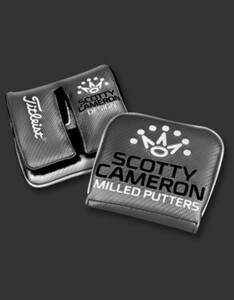 数量限定　特価　Scotty Cameron　スコッティ・キャメロン Headcover - Gray - Mid-Square - Center Shafted　パターカバー（新品）