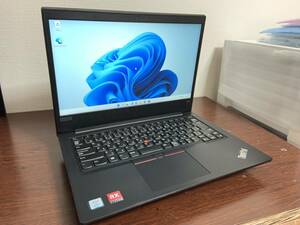 102 Lenovo ThinkPad E480 20KNCTO1WW Core i7 第8世代 (8550U)◆メモリ16GB◆SSD256GB◆14インチ ◆Win11 PC Office 2021 laptop