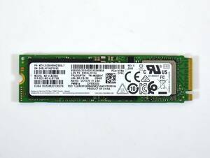 SAMSUNG M.2 2280 NVMe SSD 256GB /健康状態100%/累積使用71時間/PM981a/動作確認済み, フォーマット済み/中古品