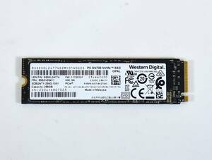 WD M.2 2280 NVMe SSD 256GB /健康状態93%/累積使用2367時間/PC SN730/動作確認済み, フォーマット済み/中古品 /SN7023