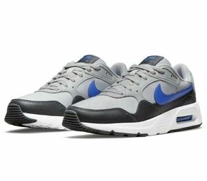 新品 送料込 NIKE AIR MAX SC 27cm/US9 灰/青/黒 ナイキ エア マックス スポーツクラシック 軽量 箱無し