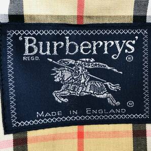 T01/050 Burberrys バーバリー イギリス製 ノバチェック ブルゾン シルバー金具 ベージュの画像9