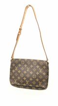 T01/140 LOUIS VUITTON ルイヴィトン モノグラム柄 ショルダーバッグ ゴールド金具 ブラウン　_画像6