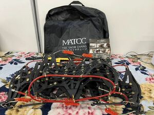 【送料込】 非金属タイヤチェーン MATCC スノーチェーン ジャッキアップ不要 簡単装着 1組