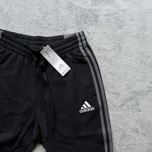 格安送料 Lサイズ 新品 adidas アディダス スウェットパンツ テーパード ジョガーパンツ グレー 黒 ブラック メンズ HK2899_画像2