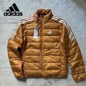 2XO（3XL）サイズ 新品 adidas アディダス ダウンジャケット スリムフィット ベージュ スポーツウェア 冬服 アウター 4L aHK4646