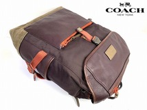 1円 スタート！ コーチ メンズ COACH マンハッタン バックパック リュック_画像6