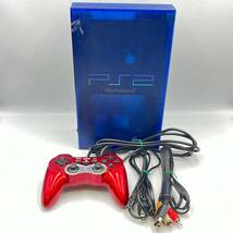 BAd029R 80 限定カラー PS2 SONY PlayStation2 SCPH-37000 L オーシャンブルー コントローラー HORI クリアブルー_画像1