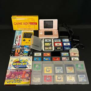 BLd069R 箱付き含 GB/GBA/DS 本体 ソフト まとめ ポケモン ピンボール/緑/赤/黄/金/銀/スーパーロボット大戦2/鬼武者/ナムコミュージアム