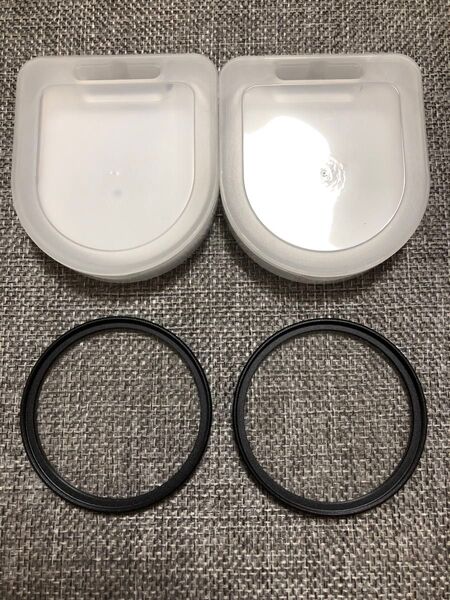 カメラレンズ UV フィルター 58mm 2枚セット