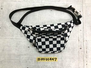 BROWNY brownie block check total pattern belt bag bag Monotone 